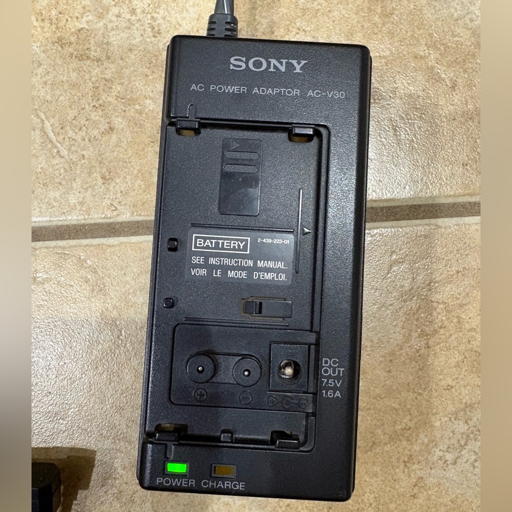 Sony DK-80 Battery Eliminator x2 DC Coupler Connectin Cable Adapter Charger Port - Picture 6 of 11